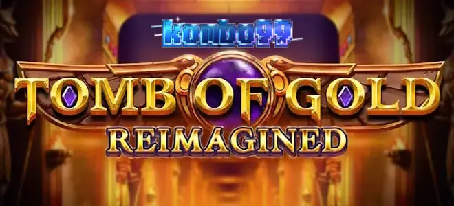 Suasana mistis di dalam makam emas kuno dalam permainan slot